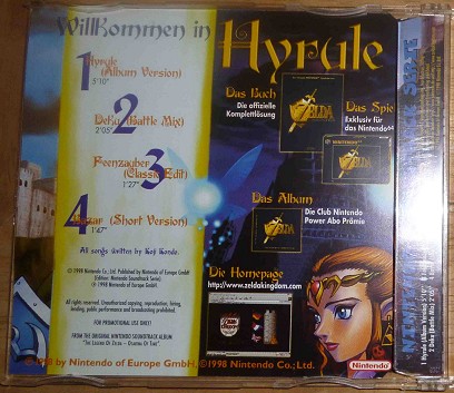 cd Hyrule 4 titres