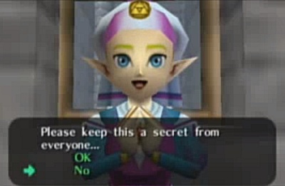Ocarina of Time keep this a secret from everyone
