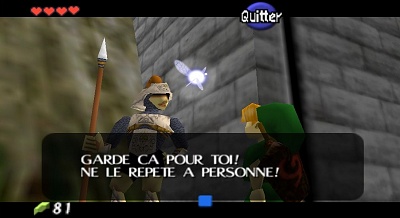 Ocarina of Time keep it a secret from everyone