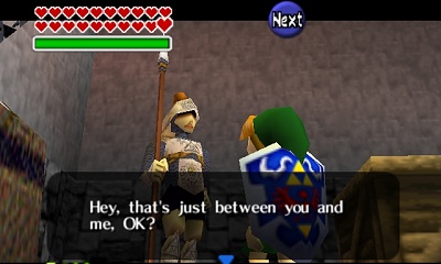 Ocarina of Time keep it between you and me