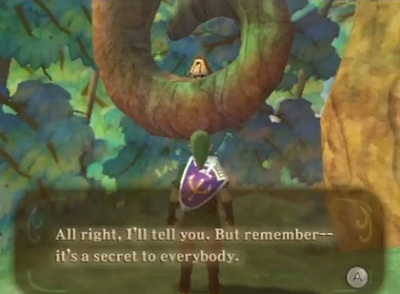 Skyward Sword secret pour tout le monde