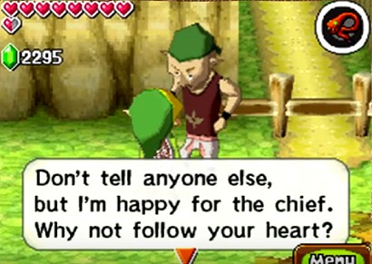 Spirit Tracks don't tell anyone