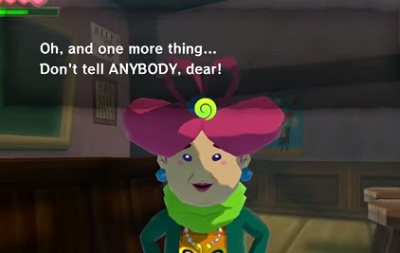 The Wind Waker just don't tell anyone