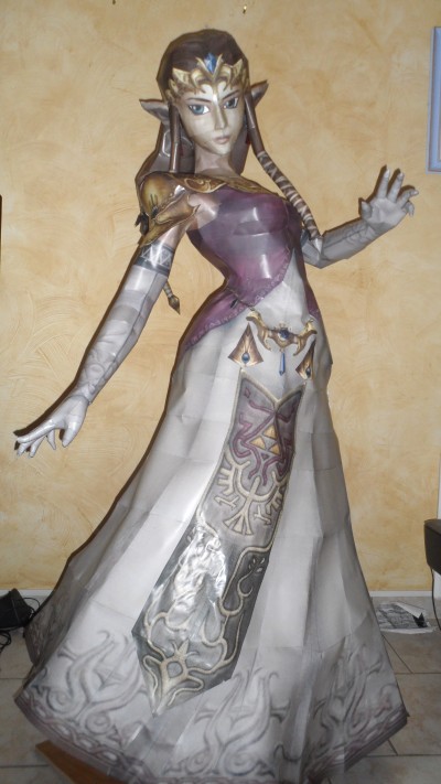 papercraft princesse Zelda