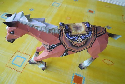 papercraft Epona d'Ocarina Of Time
