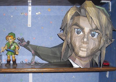tête de Link taille réelle