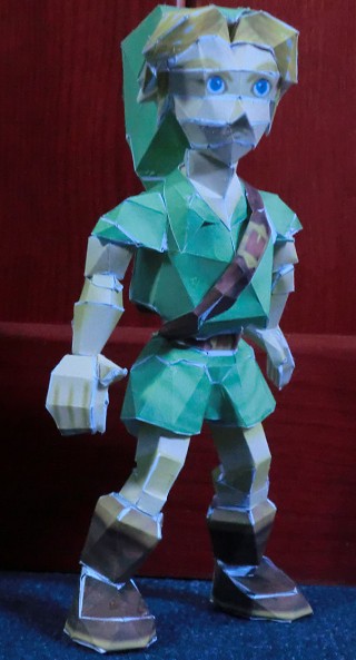 papercraft Link enfant