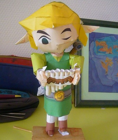 papercraft Link de Spirit Tracks