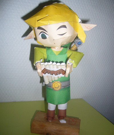 papercraft Link de Spirit Tracks