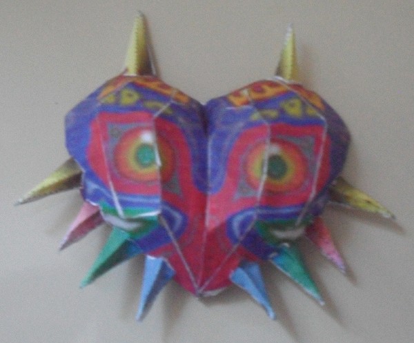 papercraft masque de Majora