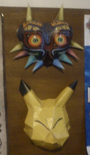 papercraft de masques