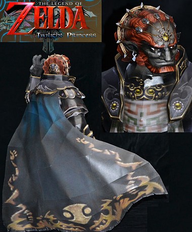 papercraft Ganondorf de Twiling Princess