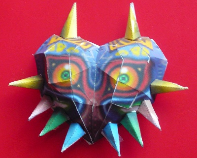 papercraft masque de Majora