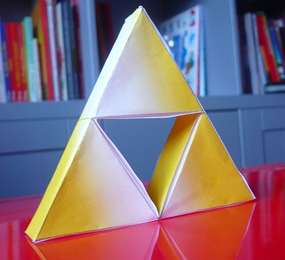 papercraft la Triforce