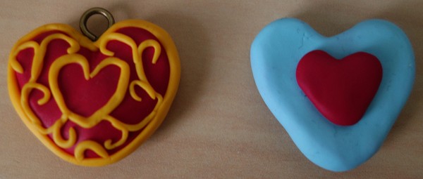 quarts de coeur en fimo quarts de coeur en fimo