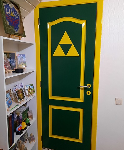 porte peinte zelda