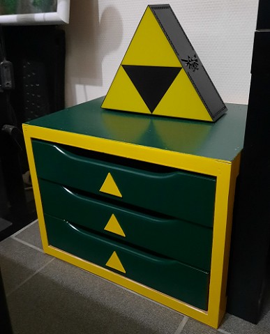 meuble peint zelda