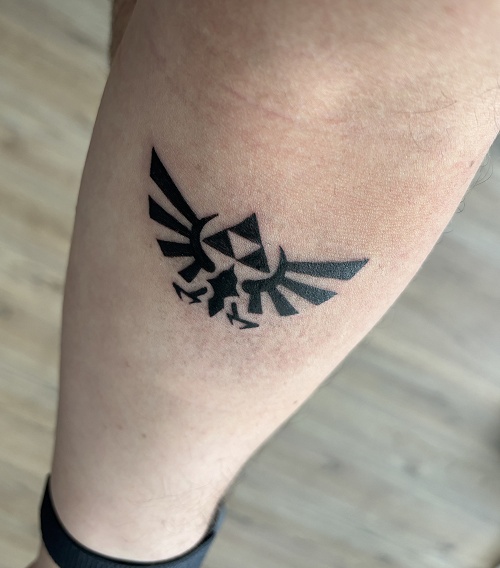 tatouage tatouage de la Triforce