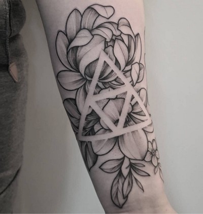 tatouage tatouage de la Triforce
