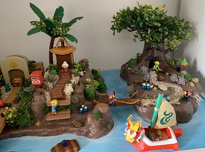 création avec les personnages de The Wind Waker