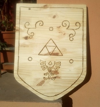 bouclier de bois