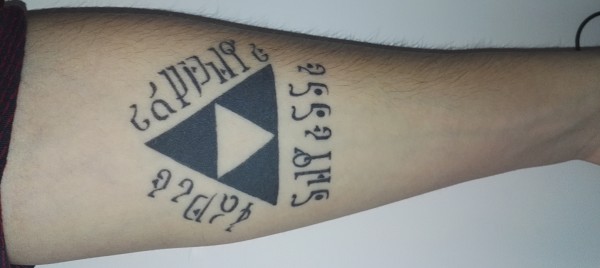 tatouage tatouage de la Triforce