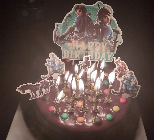 gateau au chocolat Zelda