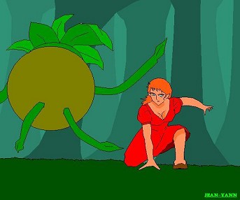 combat dans la forêt