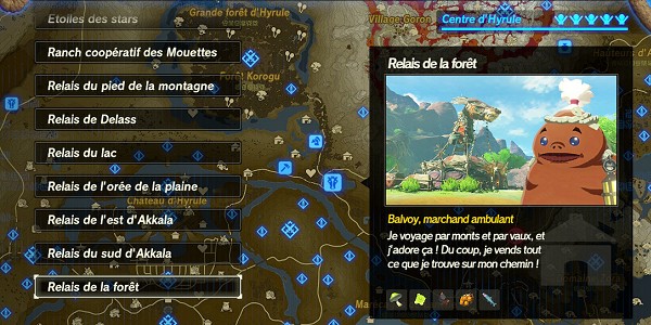 marchand Balvoy au Relais de la forêt, Hyrule Warriors: l'Ère du Fléau