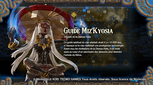 Guide Miz'Kyosia dans Hyrule Warriors: l'Ère du Fléau