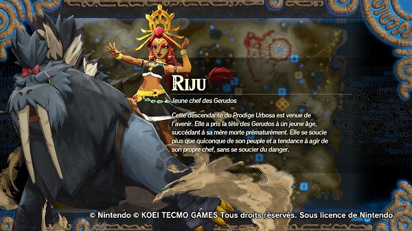 Riju dans Hyrule Warriors: l'Ère du Fléau Riju dans Hyrule Warriors: l'Ère du Fléau