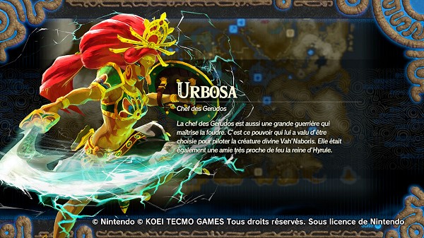 Urbosa dans Hyrule Warriors: l'Ère du Fléau Urbosa dans Hyrule Warriors: l'Ère du Fléau