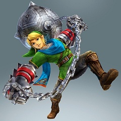 Link et le boulet dans Hyrule Warriors