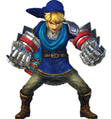 Link tenue du Héros bleue