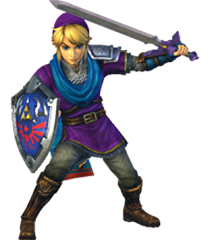 Link tenue du Héros