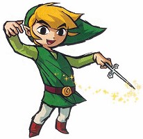 Link joue un air dans The Wind Waker