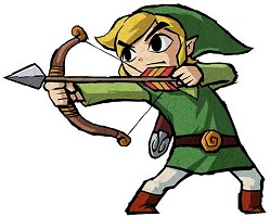 Link bande son arc dans The Wind Waker