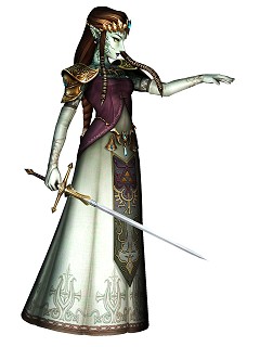 Zelda possédée par Ganondorf Twilight Princess