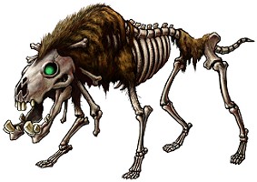 chien squelette Twilight Princess