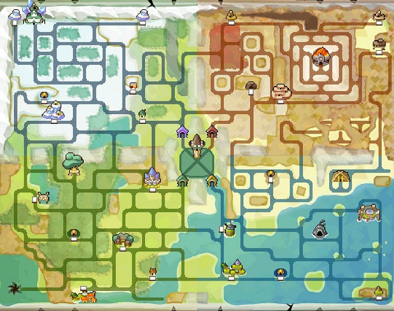 plan de Spirit Tracks