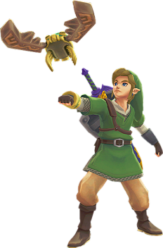Link en action dans Skyward Sword