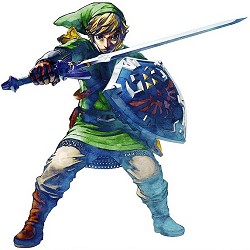 Link en action dans Skyward Sword