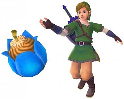 Link lance une bombe