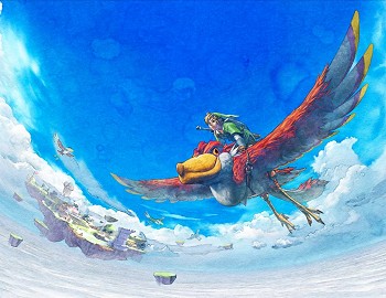 Link sur un oiseau