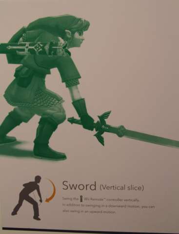 Les coups de Link dans Skyward Sword