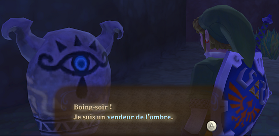 Vendeur de l'Ombre dans la Grotte de la Cascade