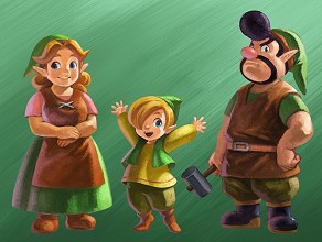 le forgeron et sa famille