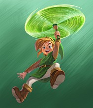 Link vole !