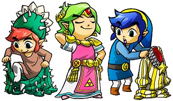 3 Link changent de costume