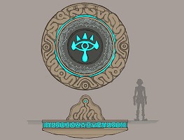 Entrée d'un sanctuaire dans Breath of the Wild